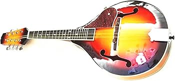 Amazon | マンドリン楽器 8弦マンドリンギター無垢材スチール弦